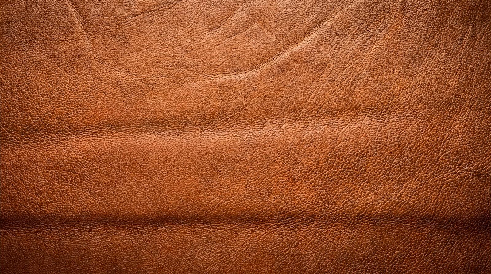 Full-Grain Leather close-up texture